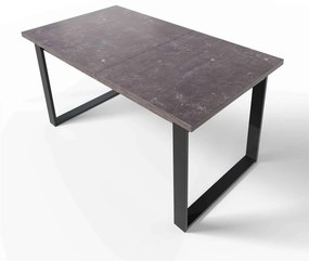 Rozkladací jedálenský stôl GRANDE 150 - 190 x 80 cm Betón