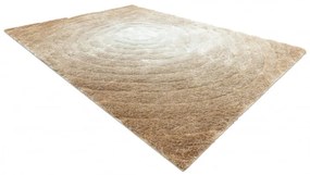 Dywany Łuszczów Kusový koberec Flim 008-B1 Circles beige - 80x150 cm