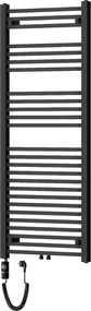 Mexen Pluton, elektrické vykurovacie teleso 1450x600 mm + vykurovacia tyč 900 W, čierna, W106-1450-600-2900-70