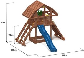 Marimex | Detské ihrisko Marimex Play 003 + modrá šmykľavka | 11640129