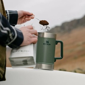 Stanley Kanvička Stay Hot French Press 1,4 l Hammertone Green