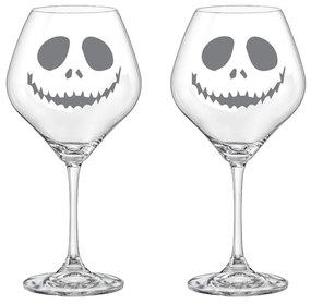 Halloweenske poháre na víno STRAŠIDLO 2KS