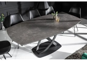 Rozkladací jedálenský stôl 41398 130/190 x 100cm Antracit Ceramik  - Komfort-nábytok