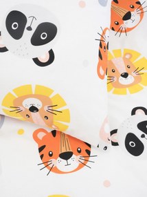 Bavlnená obliečka na vankúš Renforcé 50 × 70 cm – Zvieratká v Zoo