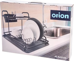 Orion Odkapávač na nádobí, černý 2 - patrový, RADKA2