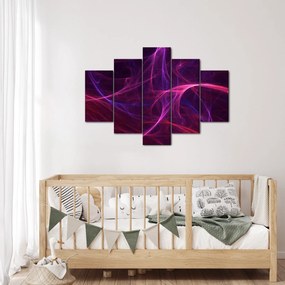Abstraktný obraz kriviek (150x105 cm)
