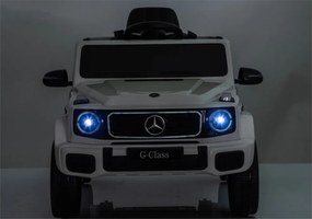 LEAN CARS Akumulátorové vozidlo Mercedes G 4x4 24 V 2580, biele