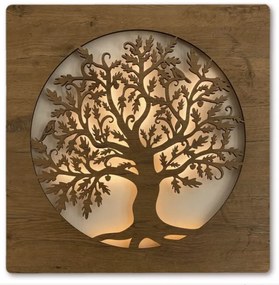 Svietiaci obraz na stenu Strom v kruhu