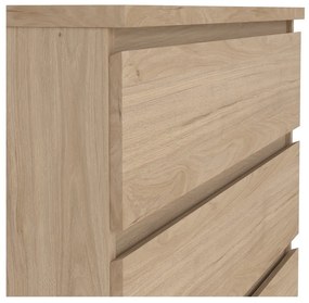 Komoda v dekore duba v prírodnej farbe 77x111x50 cm Naia – Tvilum