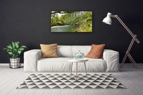 Obraz na plátne Jazero príroda 125x50 cm