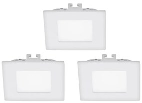 Eglo Eglo 94733 - SADA 3x LED Podhľadové svietidlo FUEVA 1 1xLED/2,7W/230V EG94733