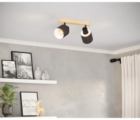 Eglo 99489 - Bodové svietidlo BATALLAS 2xE27/10W/230V