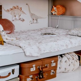 Samolepka do detskej izby šťastná ríša divov dino L