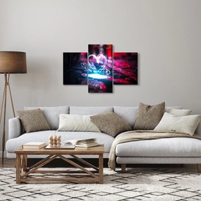 Obraz svetelného srdca (90x60 cm)
