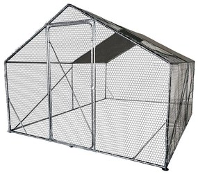 Kovová klietka na hydinu 300x300x220 cm