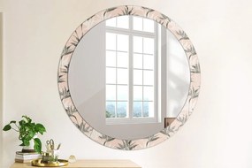 Okrúhle ozdobné zrkadlo na stenu Raj fi 100 cm