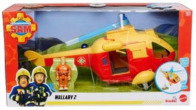 Simba Vrtuľník Wallaby II Požiarnik Sam  (100393401)