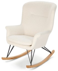 Hojdacie kreslo s látkou z buklé