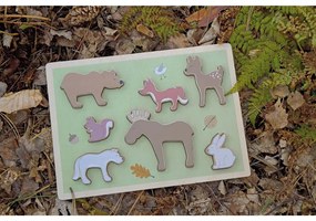Jabadabado Drevené Puzzle Les