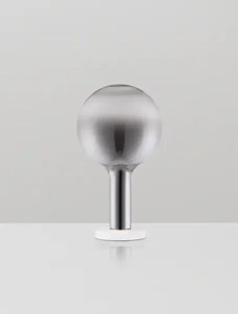 LED stmievateľná šedá stolná lampa Nostos