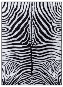 Koberec MIRO 51331.803 zebra, čierny / biely