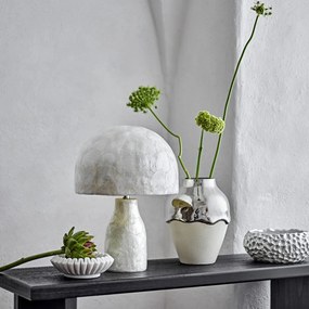 Bloomingville Kameninová váza Silvio Silver