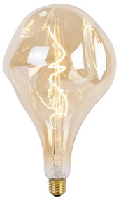 Závesná lampa zlatá so zástrčkou vrátane PS160 goldline stmievateľná - Cavalux