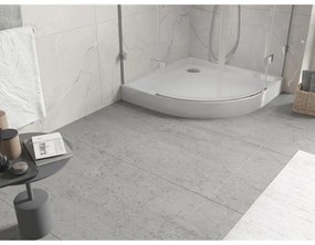 Mexen Flow+, štvrťkruhová sprchová vanička 90 x 90 cm, biela lesklá, 46Q109090H