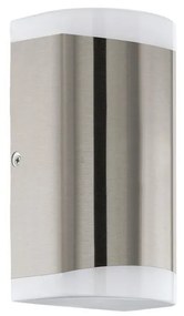 Eglo 75543 - LED Vonkajšie nástenné svietidlo CARPINERA 2xGU10/4,6W/230V IP44