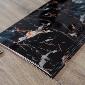 Samolepiace panely na stenu v súprave 6 ks 60x30 cm Black Gold – SP TREND