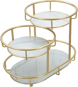 Stojan na kvety zlatý