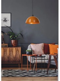 Lucide 30485/40/44 - Luster na lanku MARNE 1xE27/60W/230V oranžová