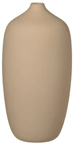 Béžová keramická váza Blomus Nomad, výška 25 cm