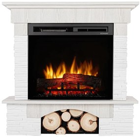 Elektrický krb Porto 23 biela borovica