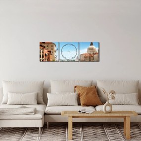 Obraz - Venice (s hodinami) (90x30 cm)