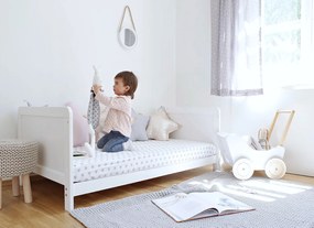 WO Detská postieľka 2v1 Classic Cot Bed 140x70 Variant úložný box: Bez úložného boxu