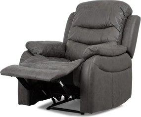 Polohovacie kreslo sivé TV-4086 GREY