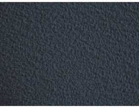 Tmavomodrá podnožka z textílie bouclé Tina – Bobochic Paris