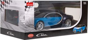 Bugatti Chiron modrý RASTAR model 1:14 Auto na diaľkové ovládanie + LED svetlá + 2,4 GHz diaľkové ovládanie