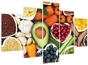 Obraz - Zdravé potraviny (150x105 cm)