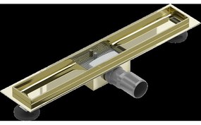Mexen Flat teleso odtokového žľabu 50 cm, zlatá - 1515050