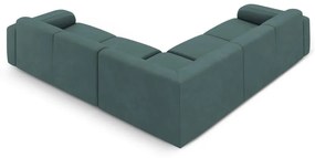 Tyrkysovomodrá rohová pohovka (variabilná/do L) Molino – Micadoni Home