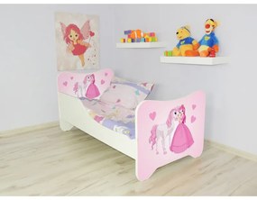 Detská posteľ s obrázkom 160x80 - Princezná