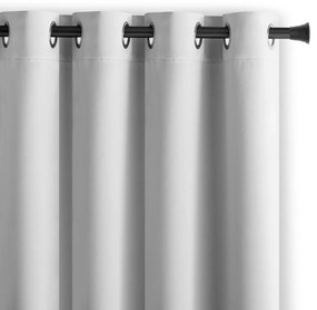 Záves AmeliaHome Blackout s priechodkami 140x245 cm biely