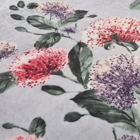 Svetlosivé mikroplyšové obliečky na jednolôžko 140x200 cm Margot – My House