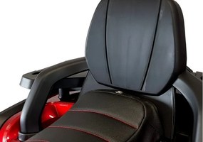 LEAN CARS Elektrická štvorkolka XMX607 červená lakovaná, LED svetlá, MP3
