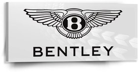 Sablio Obraz Bentley na bielej - 110x50 cm