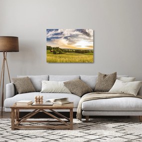 Sklenený obraz krajiny (70x50 cm)