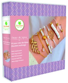 Výroba šperkov - Viacradové náramky s perleťou