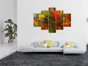 Obraz geometrické abstrakcie (150x105 cm)